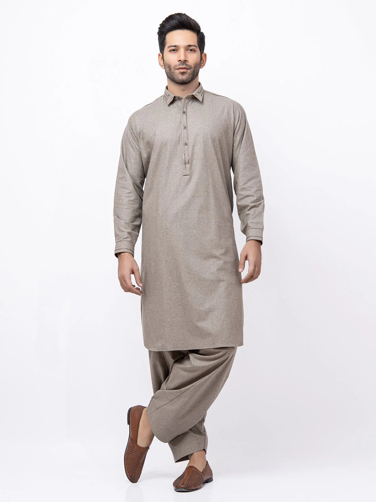 Embroidered Blended Shalwar Kameez - EMTKS21S-40935