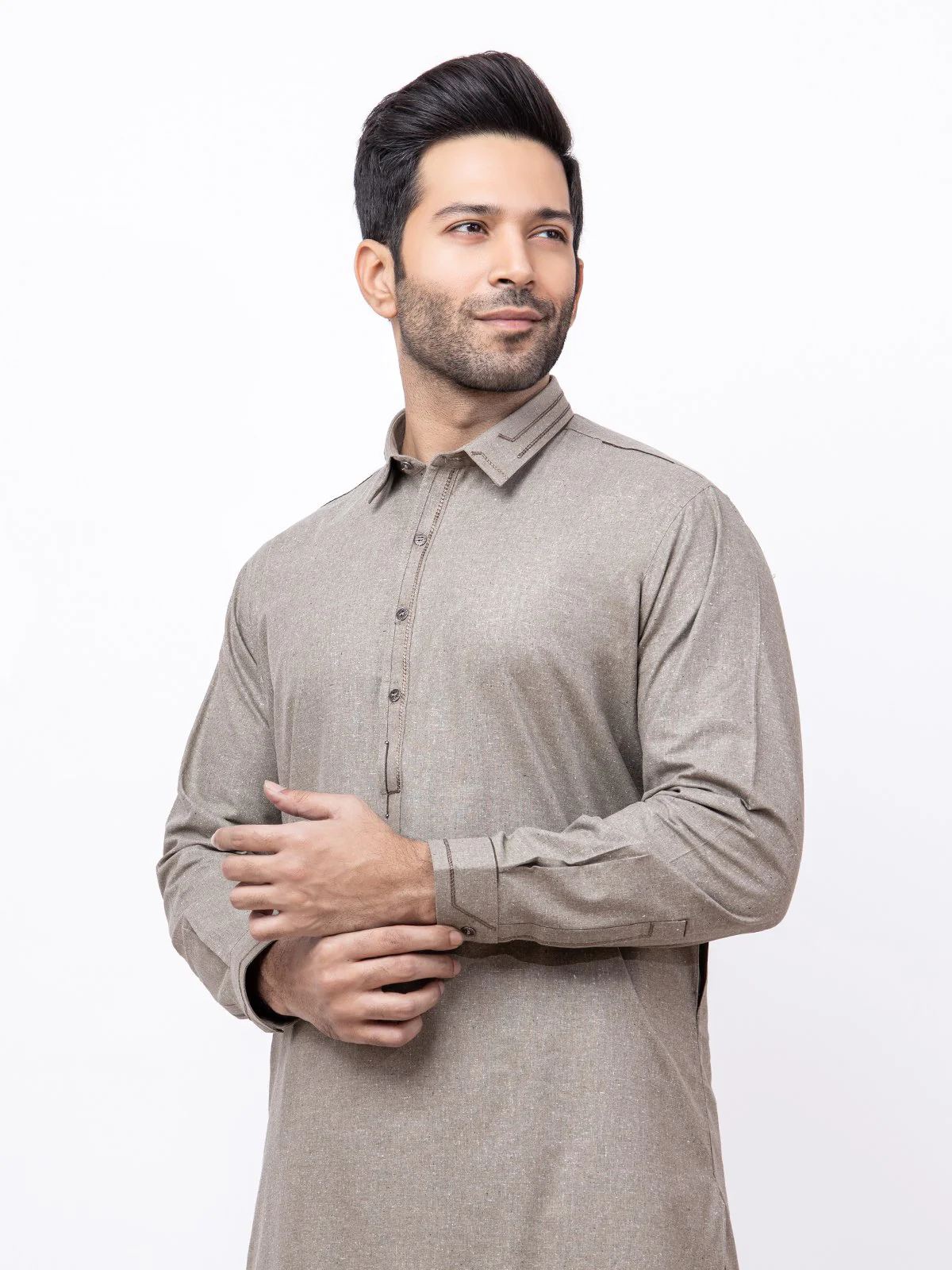 Embroidered Blended Shalwar Kameez - EMTKS21S-40935 - Image 2