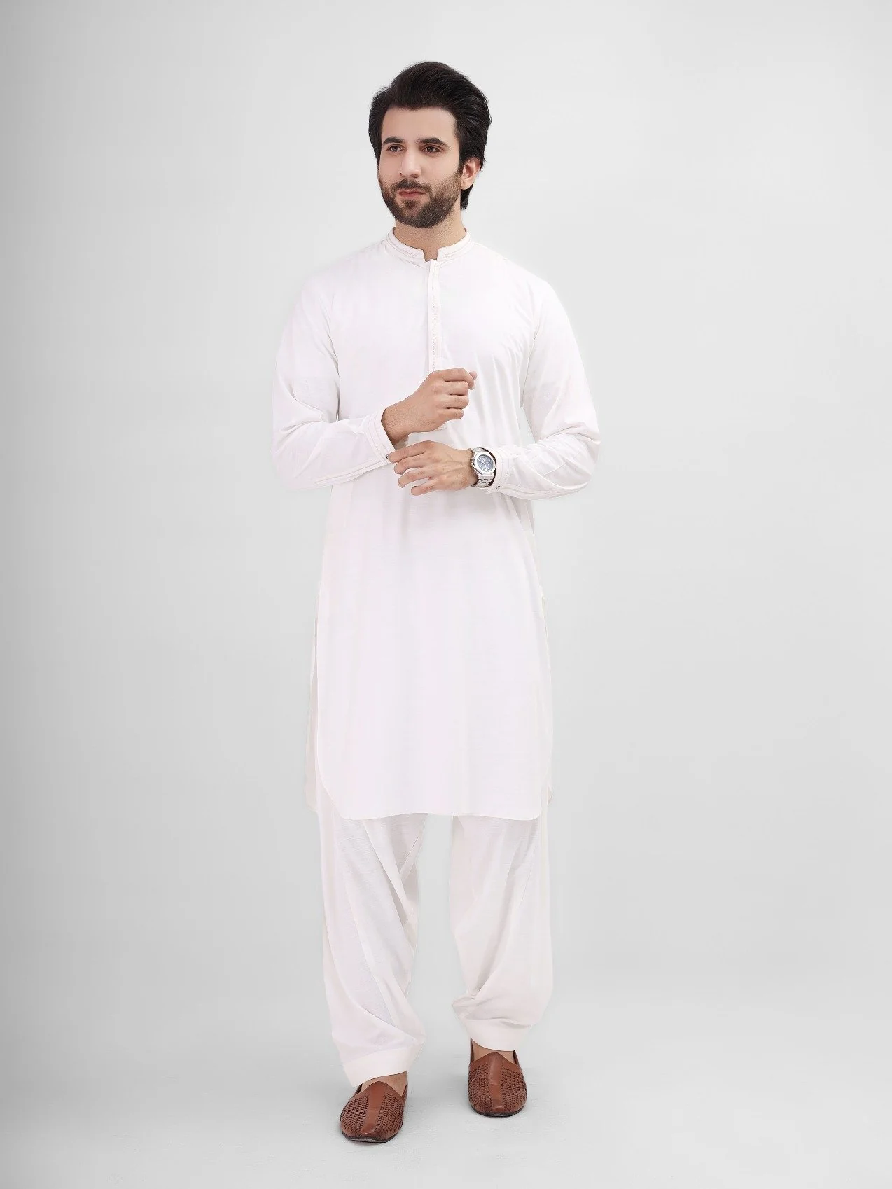 Embroidered Blended Shalwar Kameez - EMTKS22S-40926