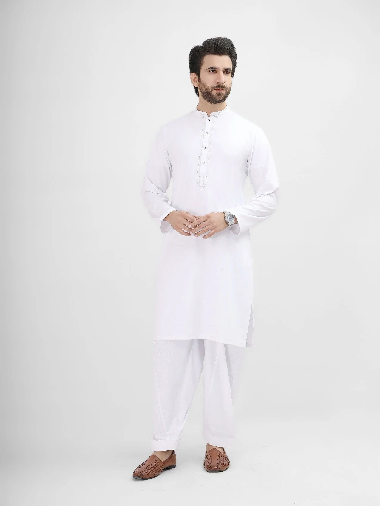 Embroidered Blended Shalwar Kameez - EMTKS22S-40927