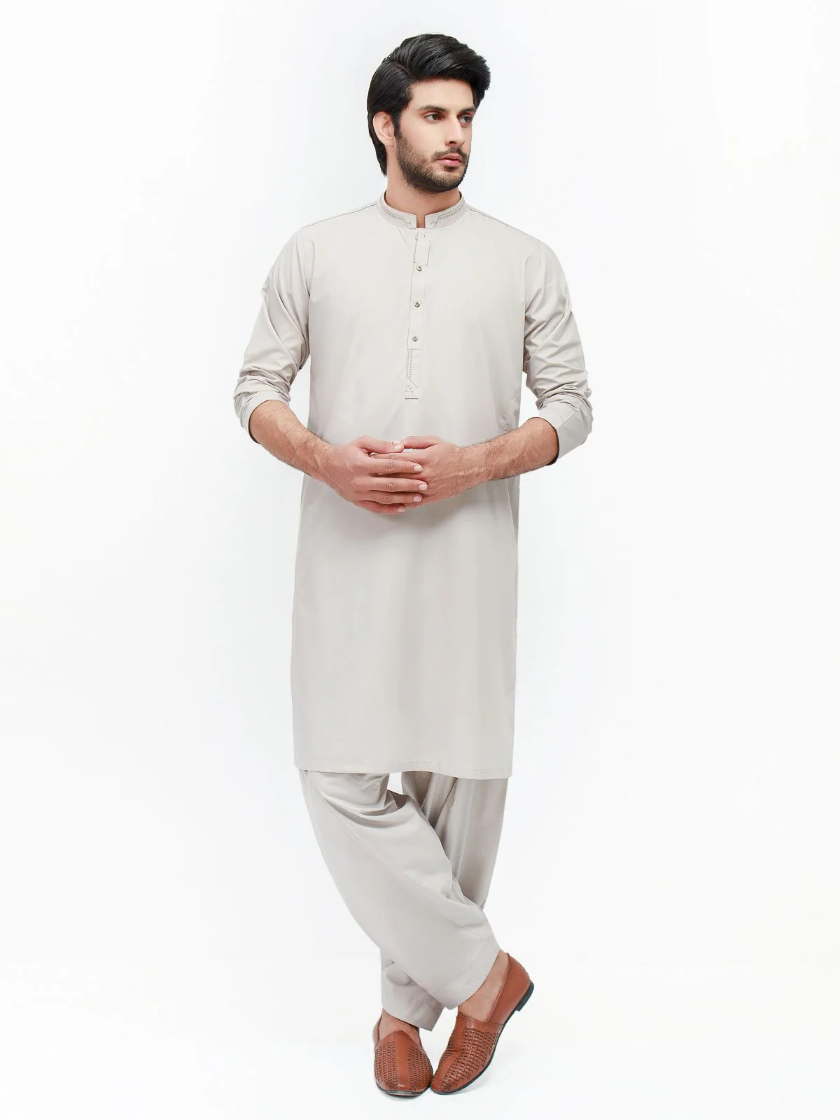 Embroidered Blended Shalwar Kameez - EMTKS22S-40941