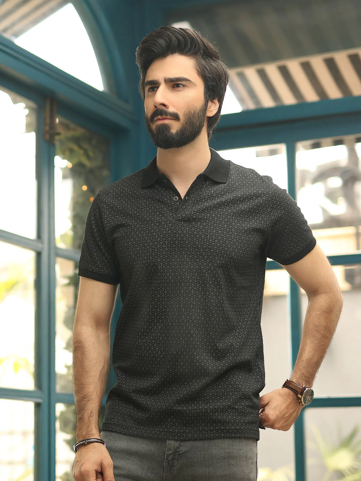 Printed Polo - EMTPS19-003 - Image 3