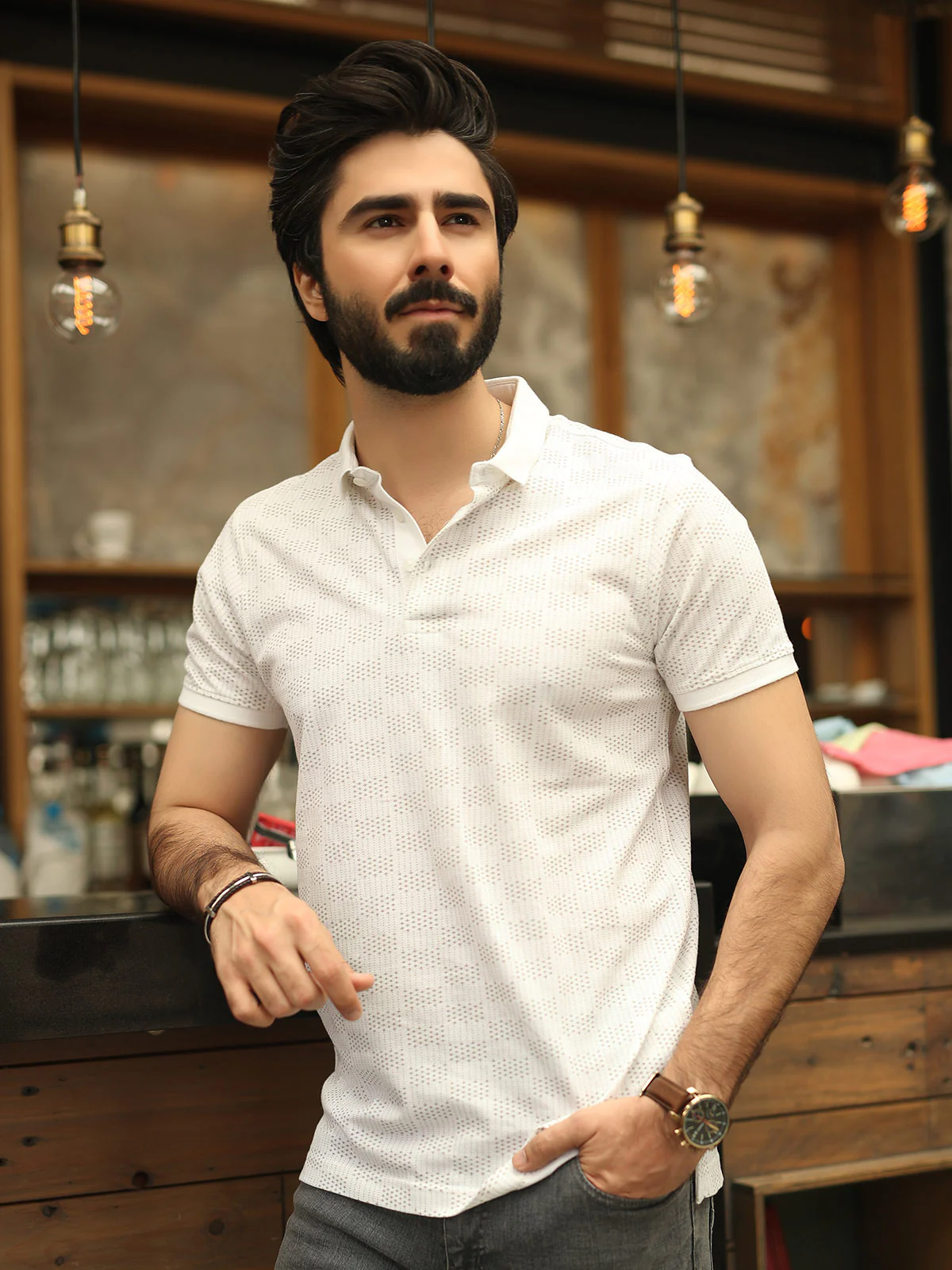 Printed Polo - EMTPS19-007 - Image 3