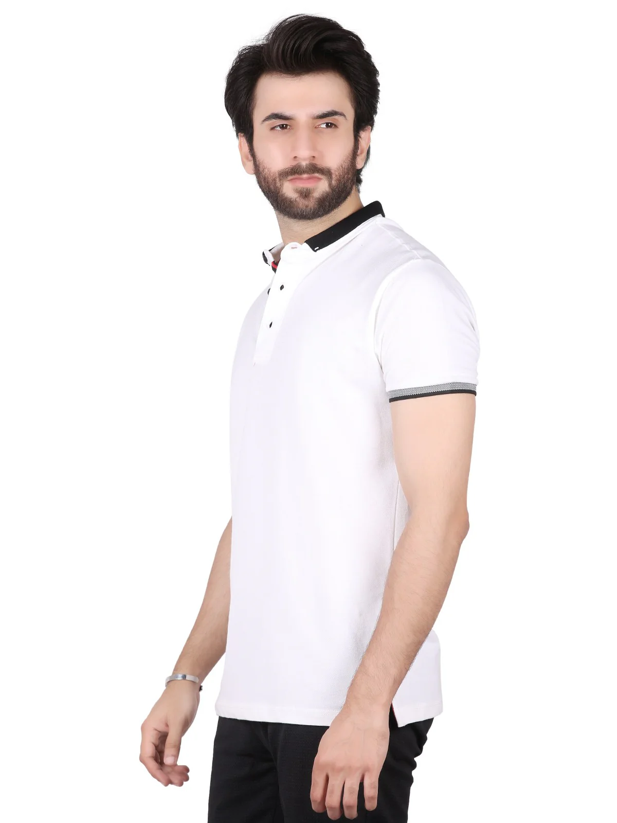 Band Collar Polo - EMTPS19-010 - Image 2