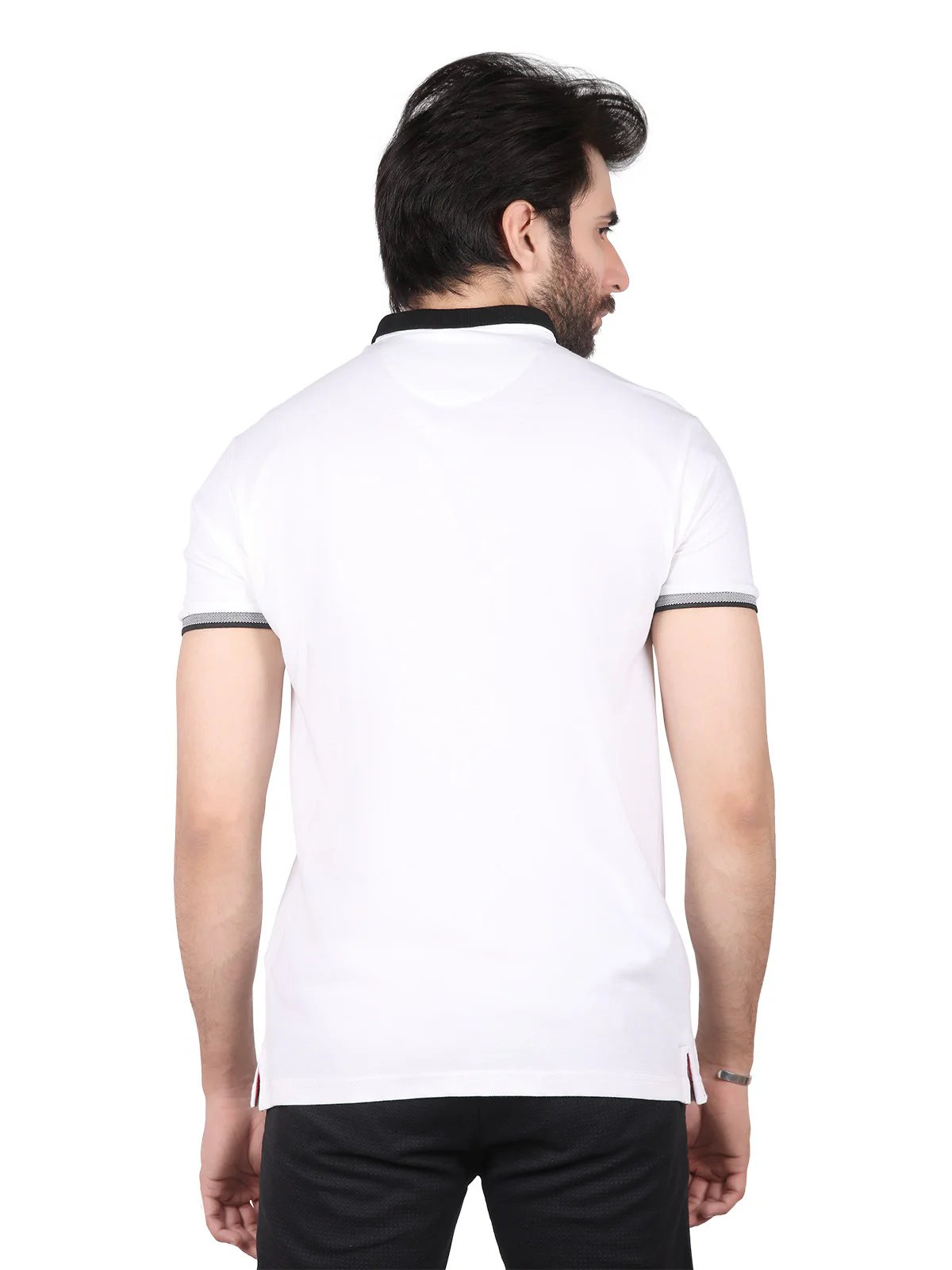 Band Collar Polo - EMTPS19-010 - Image 3