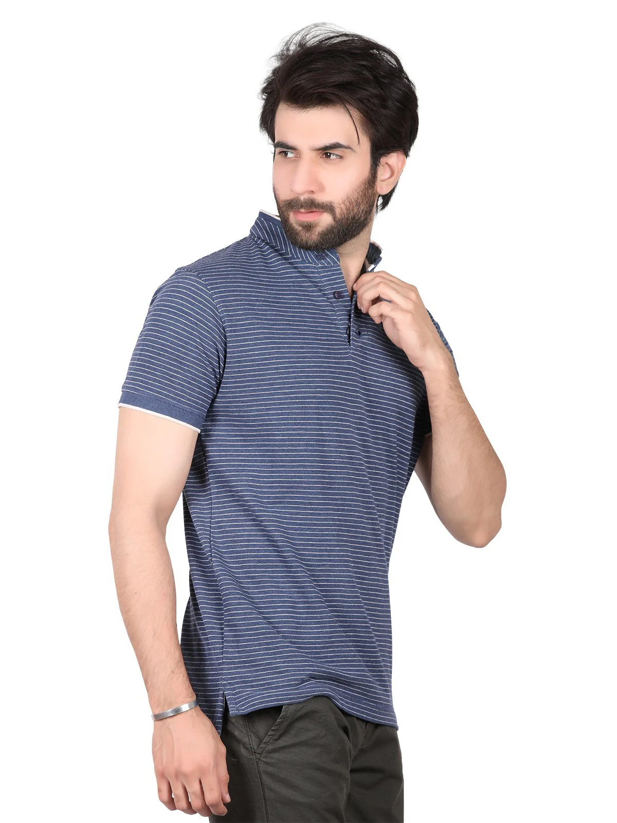 Band Collar Polo - EMTPS19-016 - Image 2