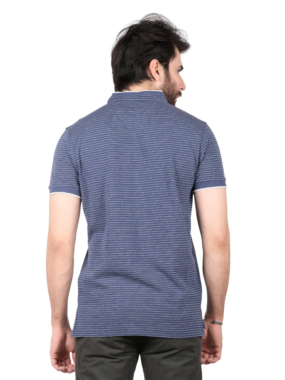 Band Collar Polo - EMTPS19-016 - Image 3