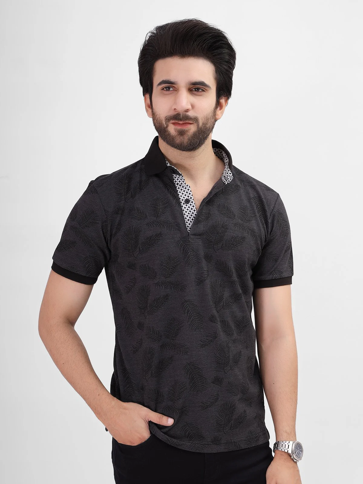 Printed Polo - EMTPS21-034