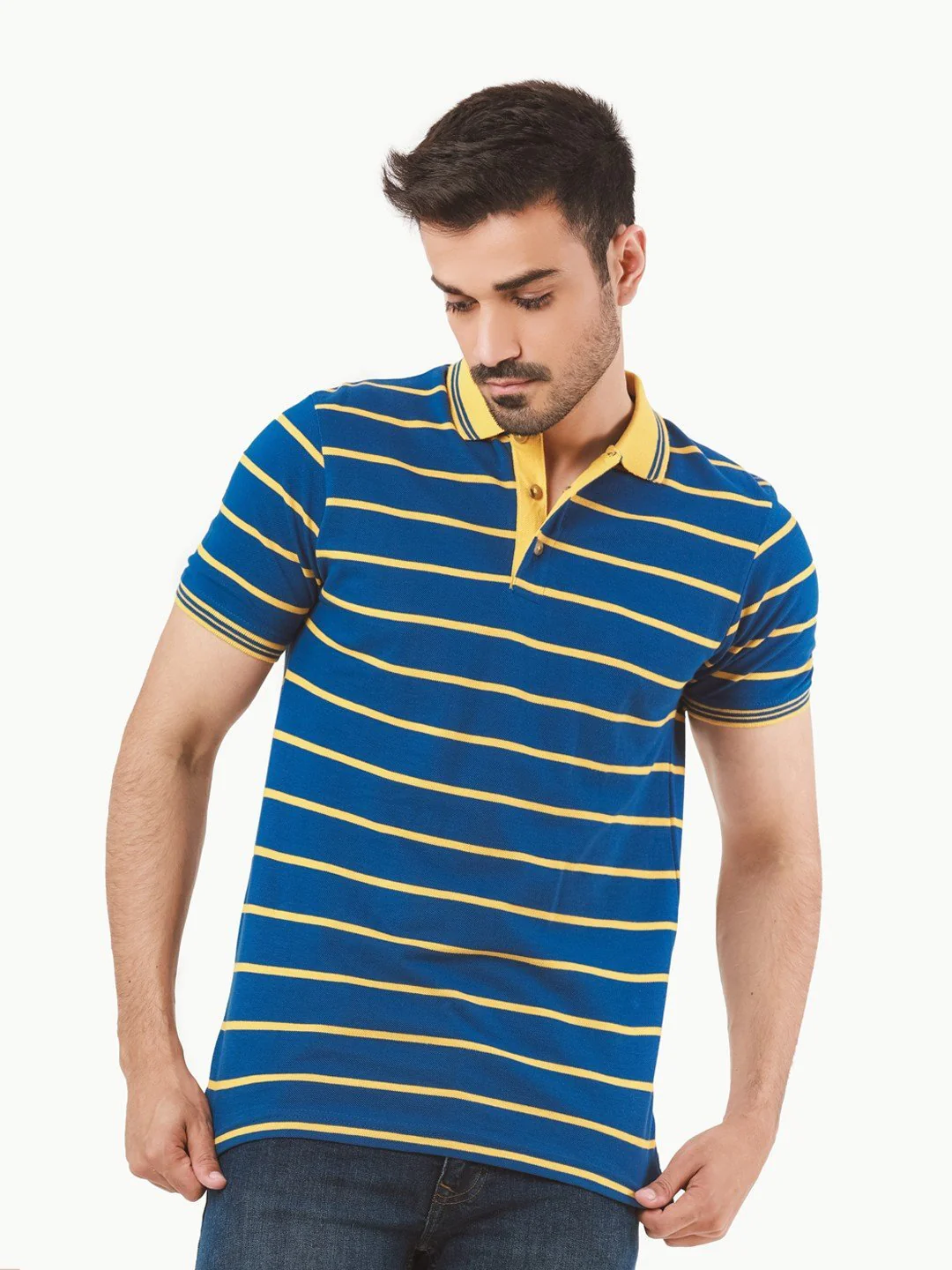 Striped Polo - EMTPS22-022
