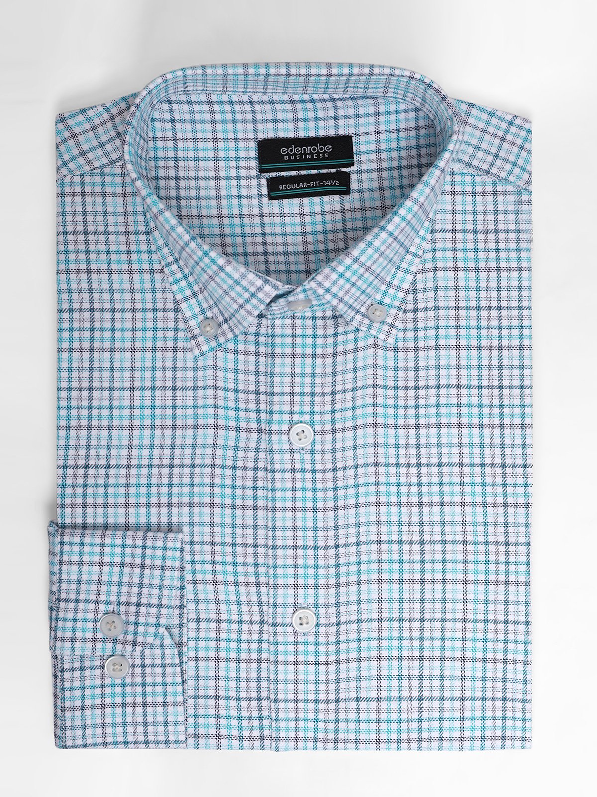 Business Check Shirt - EMTSB21-008