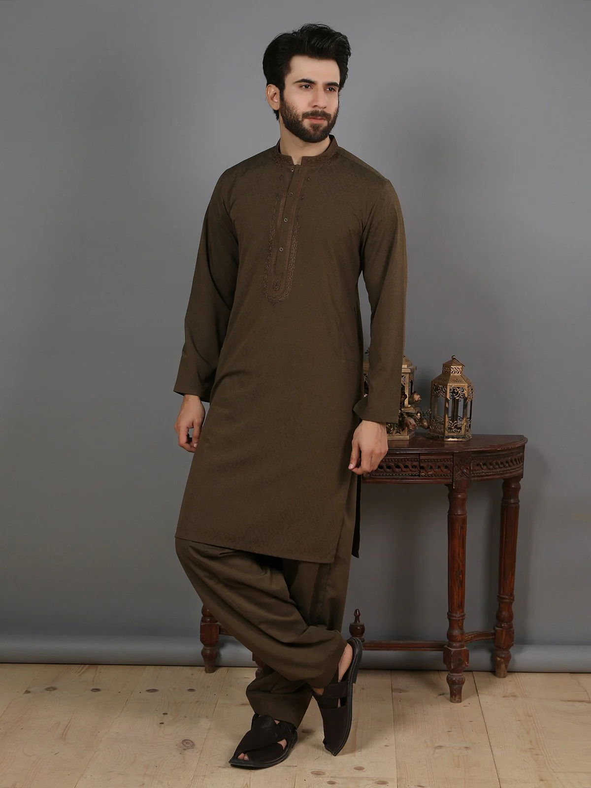 Embroidered Viscose Shalwar Kameez - EMTSC19-039