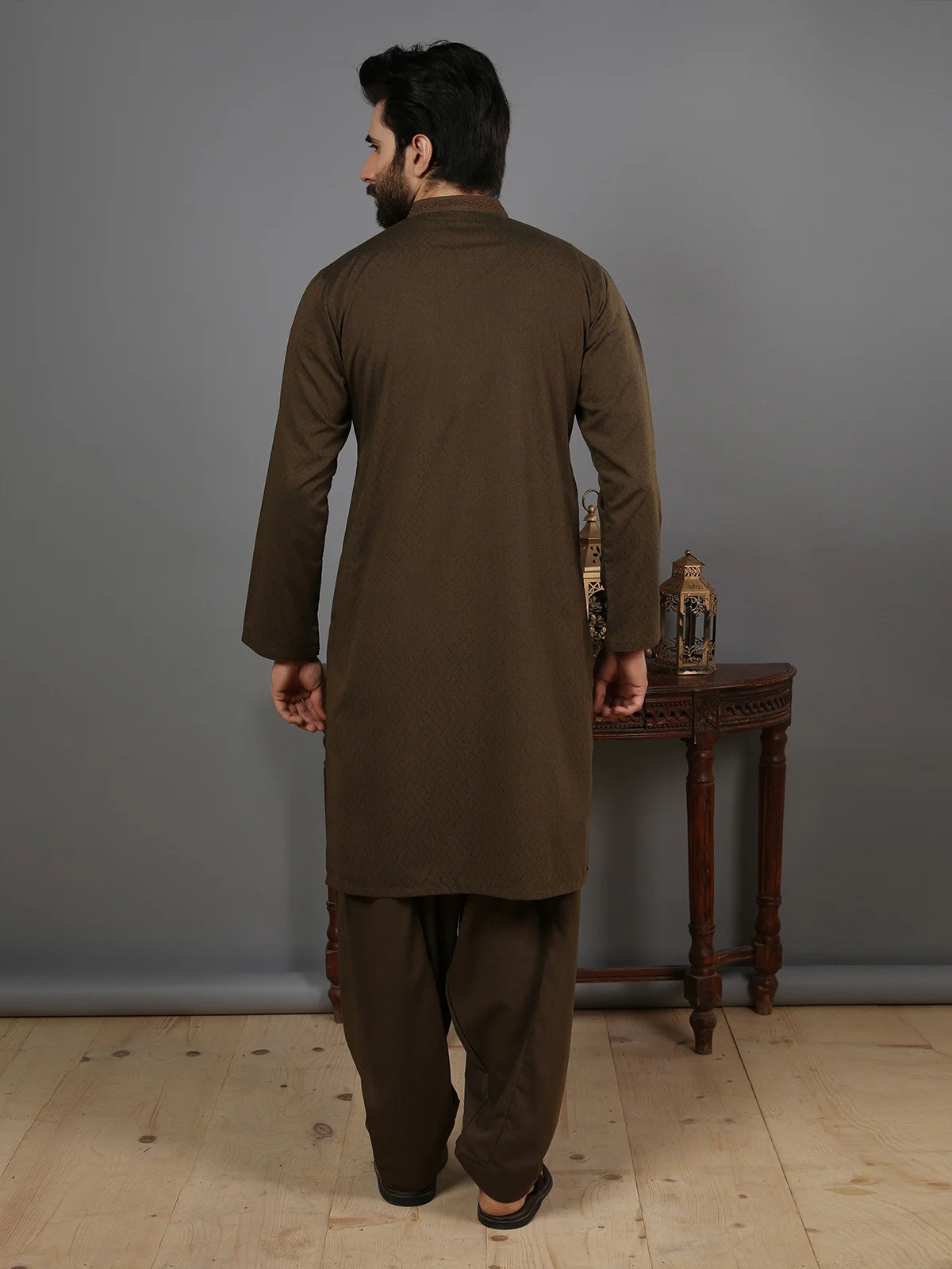 Embroidered Viscose Shalwar Kameez - EMTSC19-039 - Image 3