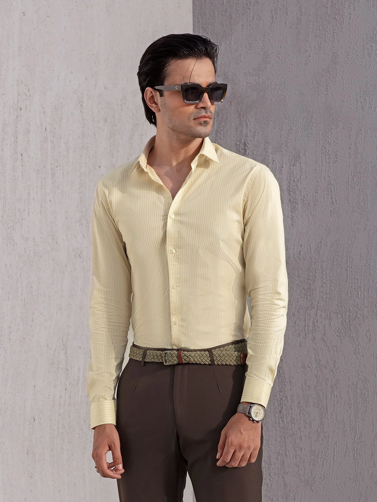 Icon Striped Shirt - EMTSI21-50221 - Image 4