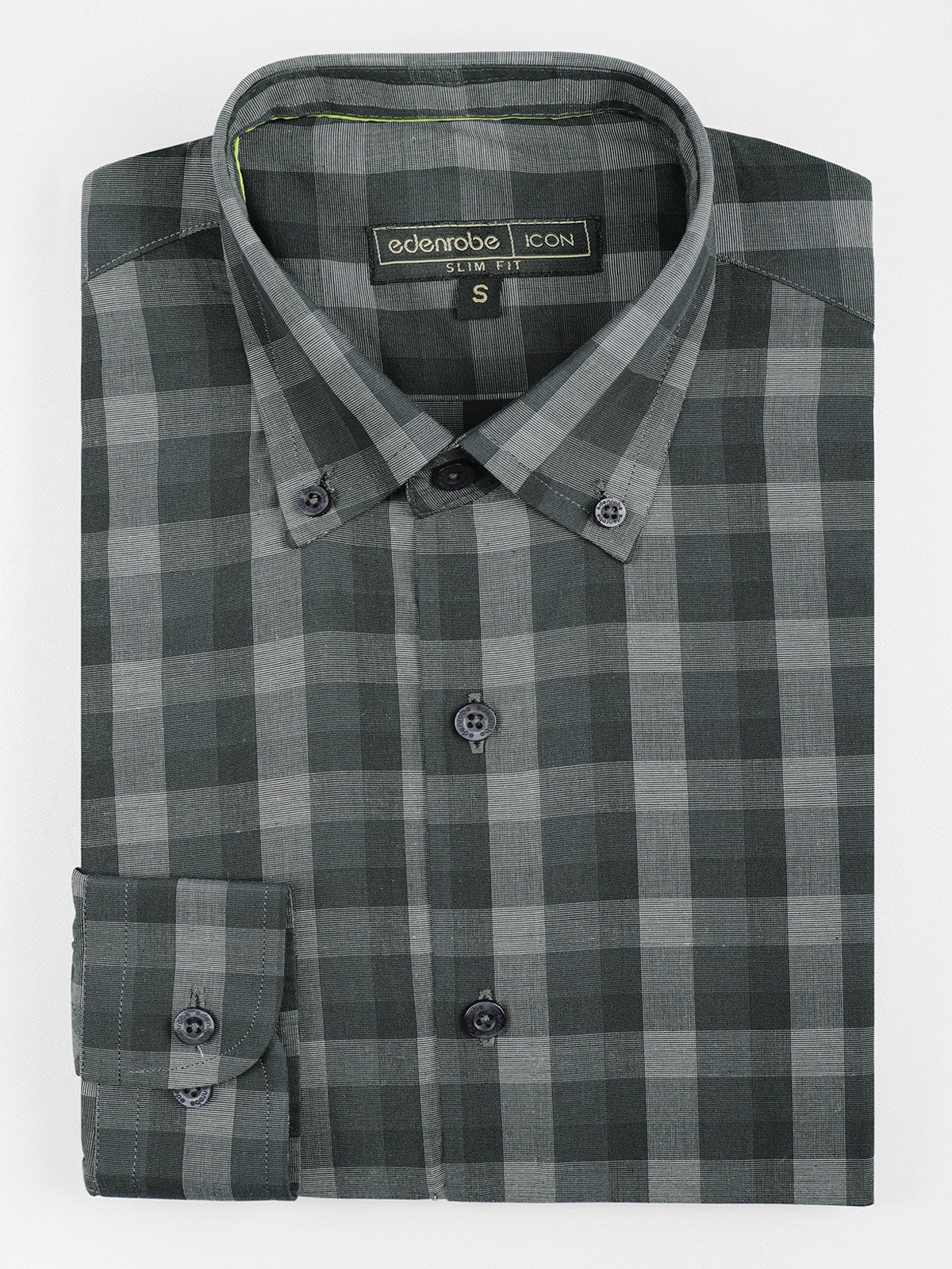 Icon Check Shirt - EMTSI21-50224 - Image 4