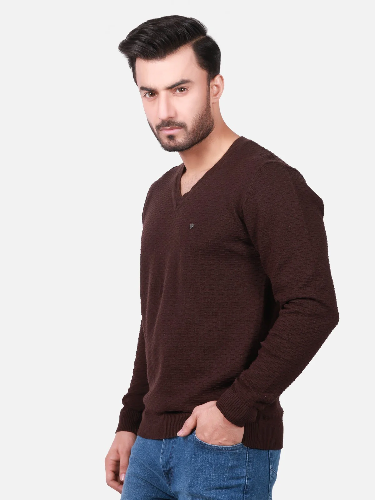 V-Neck Sweatshirt - EMTSS18-007 - Image 2