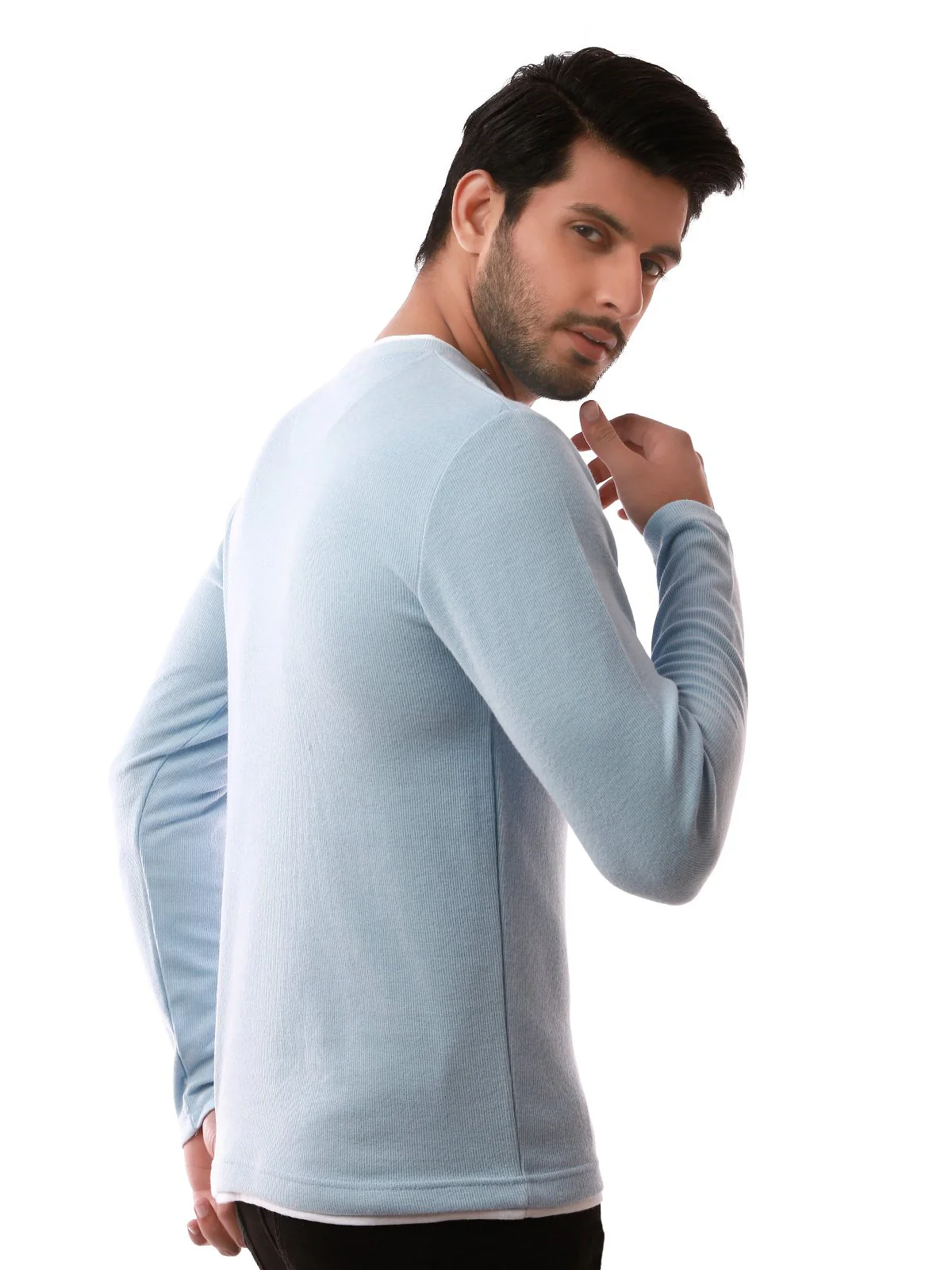 Mock Neck Sweatshirt - EMTSS19-045 - Image 3