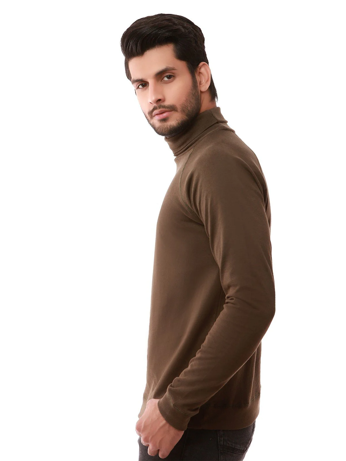 Mock Neck Sweatshirt - EMTSS19-047 - Image 2