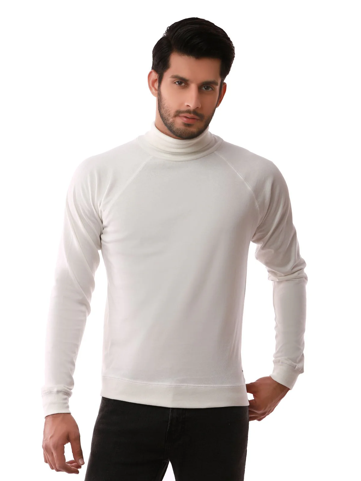 Mock Neck Sweatshirt - EMTSS19-050