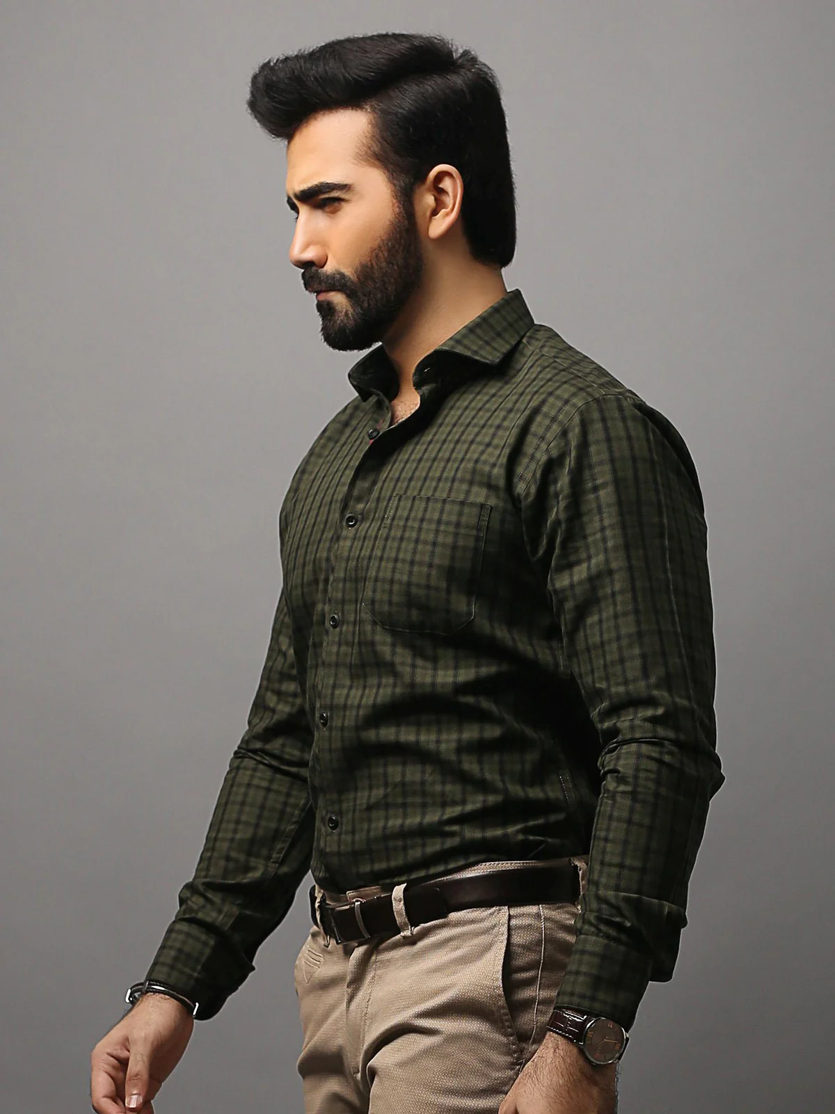 Urban Culture Check Shirt - EMTSUC18-022 - Image 3