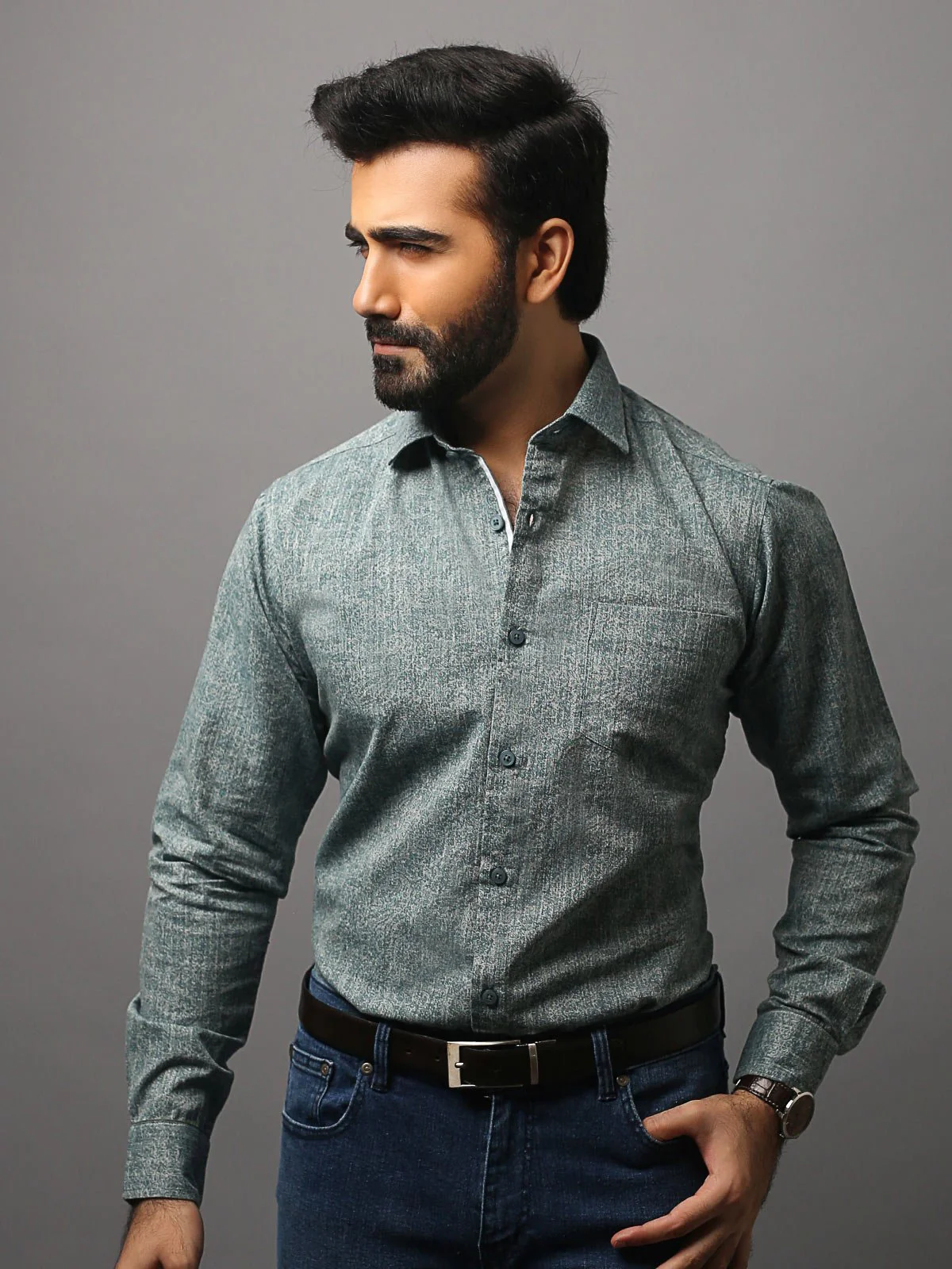 Urban Culture Textured Shirt - EMTSUC18-024 - Image 2