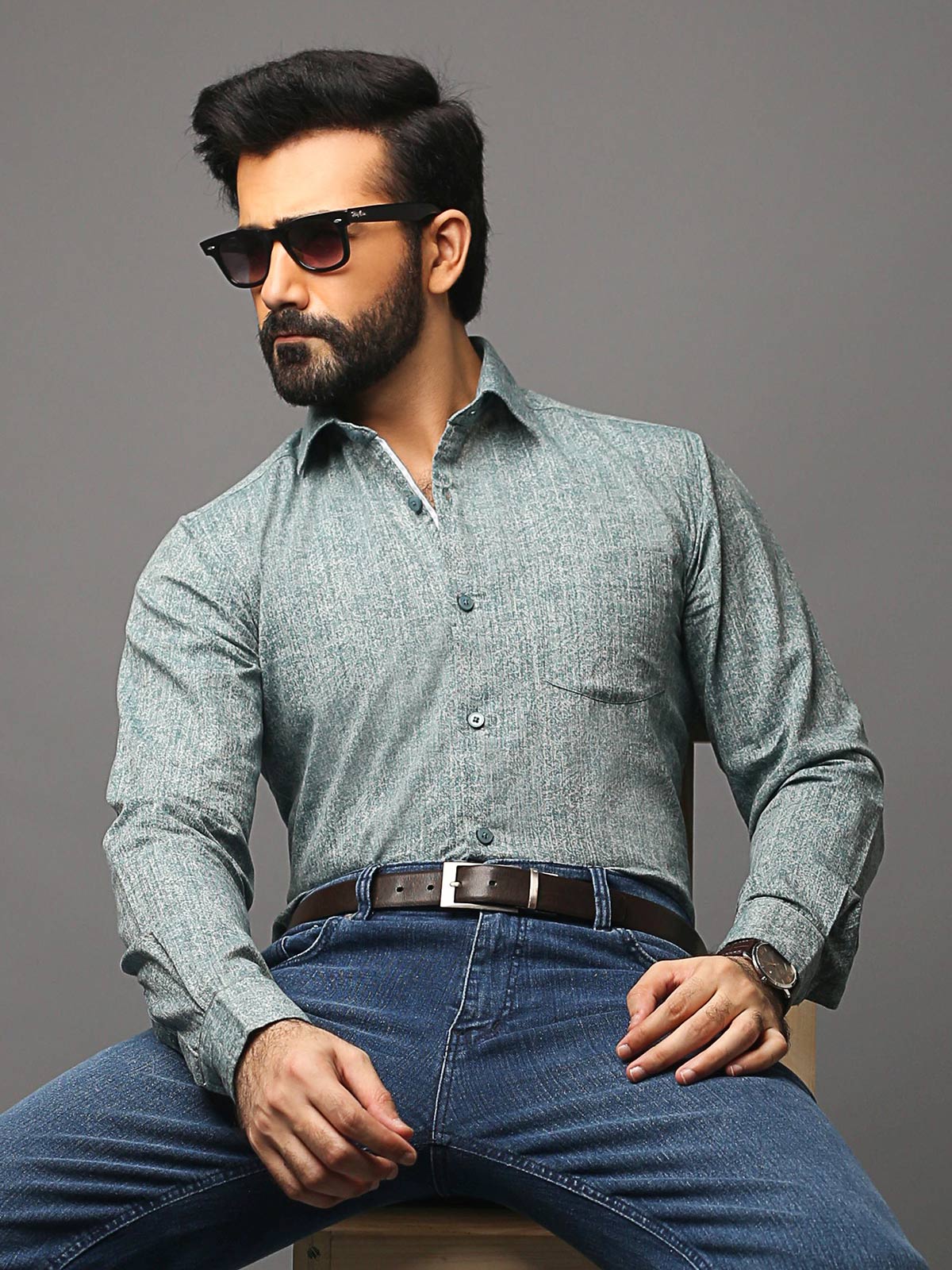 Urban Culture Textured Shirt - EMTSUC18-024 - Image 3