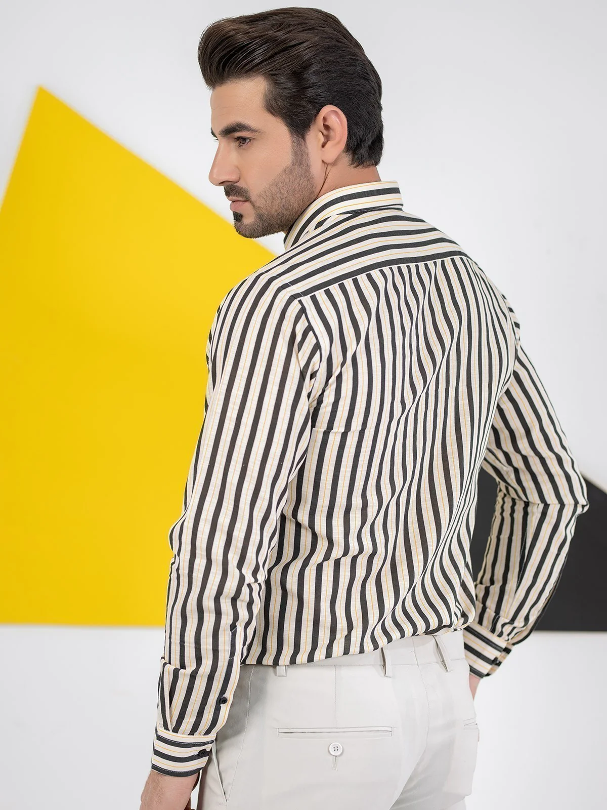 Urban Culture Striped Shirt - EMTSUC19-069 - Image 4