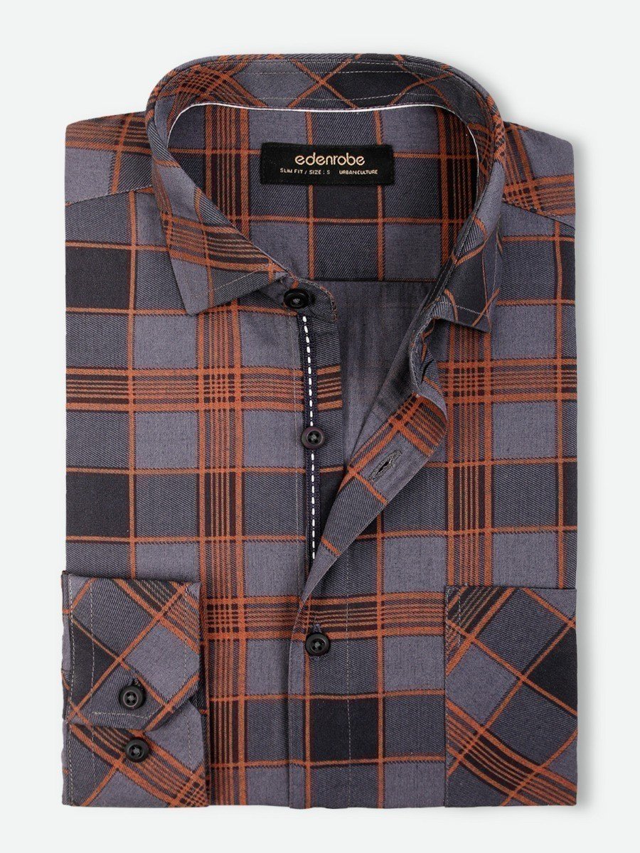 Urban Culture Check Shirt - EMTSUC20-101 - Image 3
