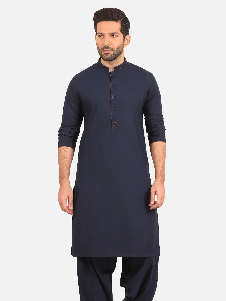 Embroidered Blended Shalwar Kameez - EMTSW20S-9897