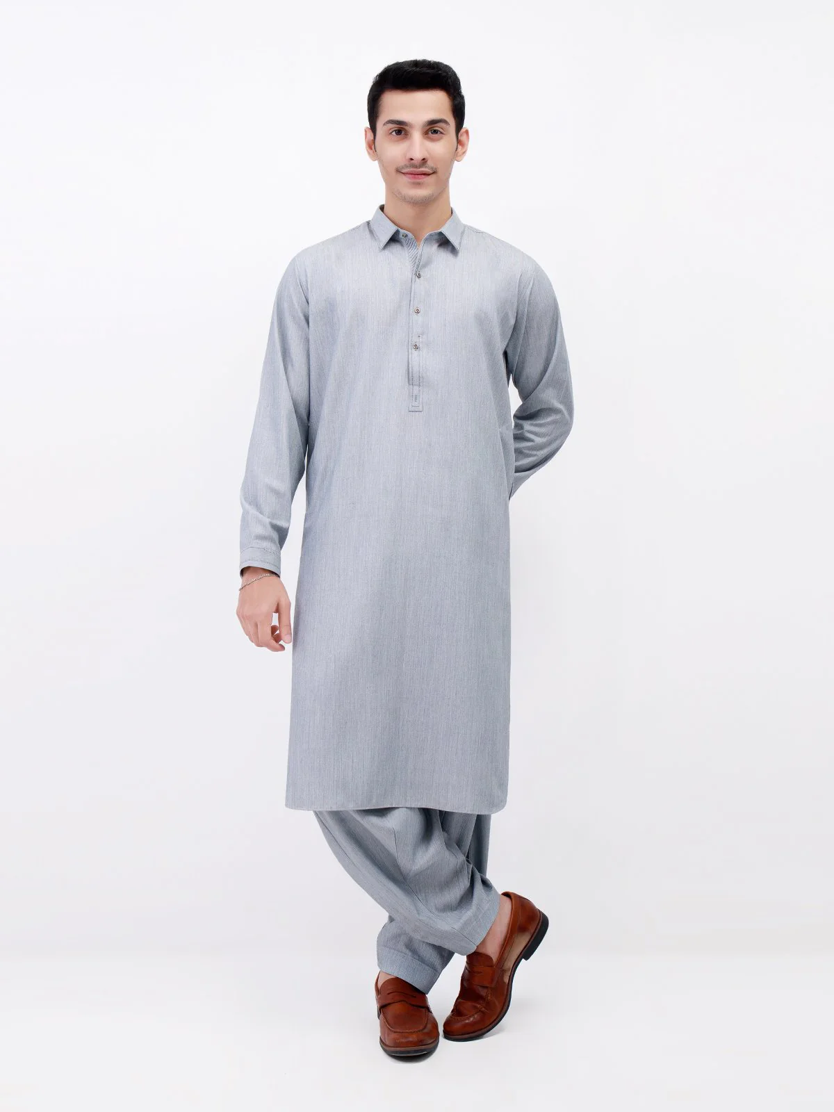 Embroidered Blended Shalwar Kameez - EMTSW21S-99174