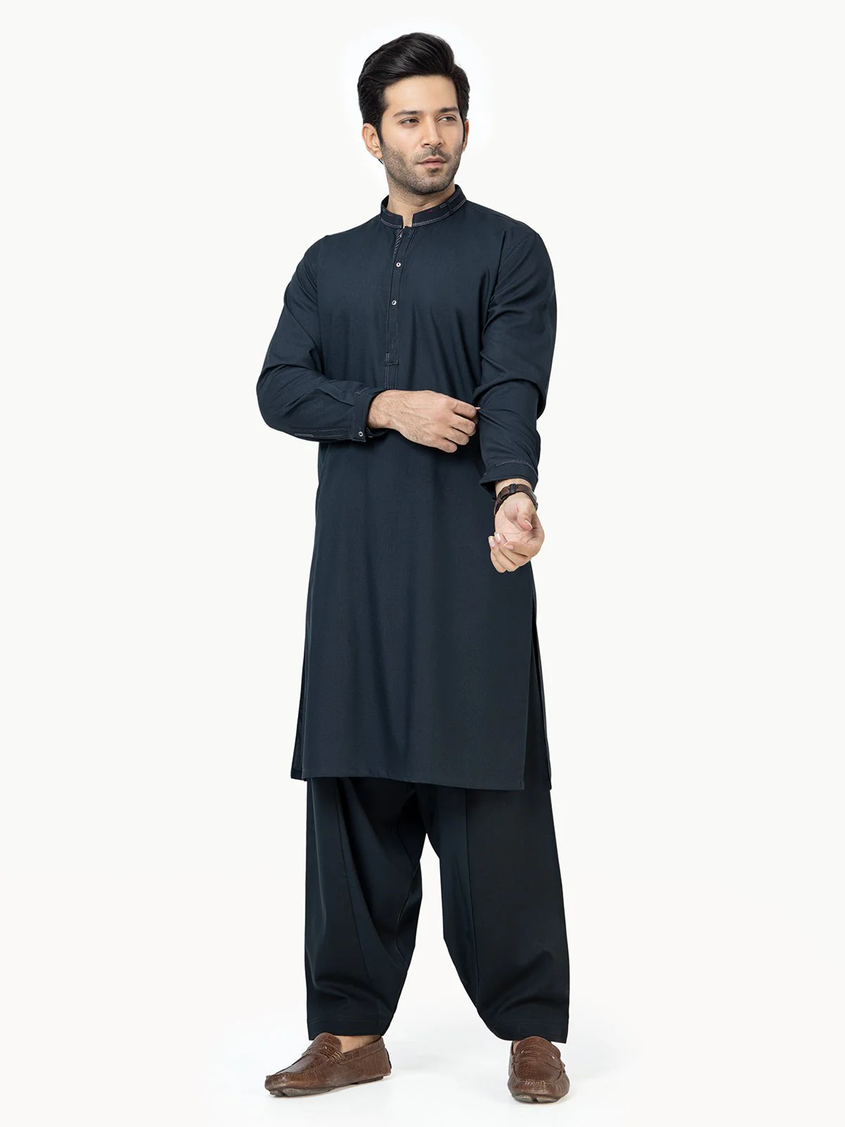 Embroidered Blended Shalwar Kameez - EMTSW22S-99167