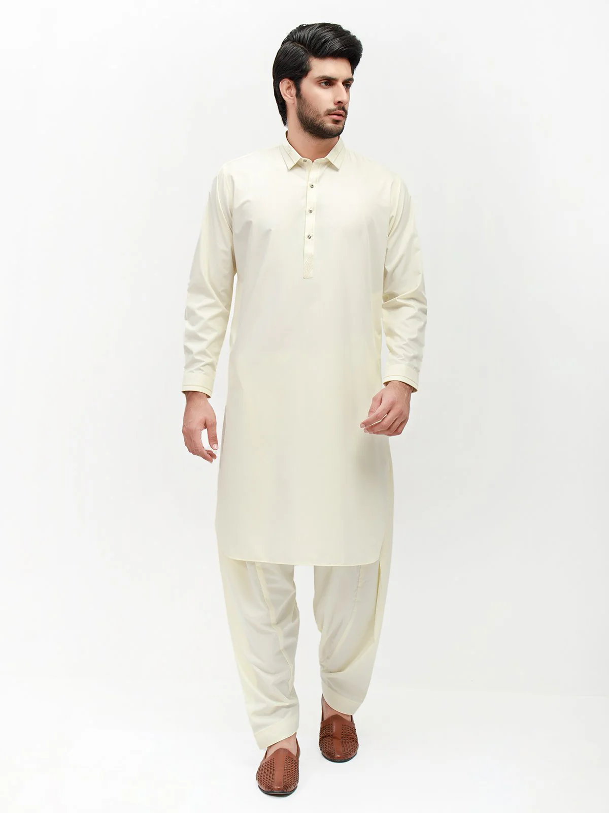Embroidered Blended Shalwar Kameez - EMTSW22S-99168