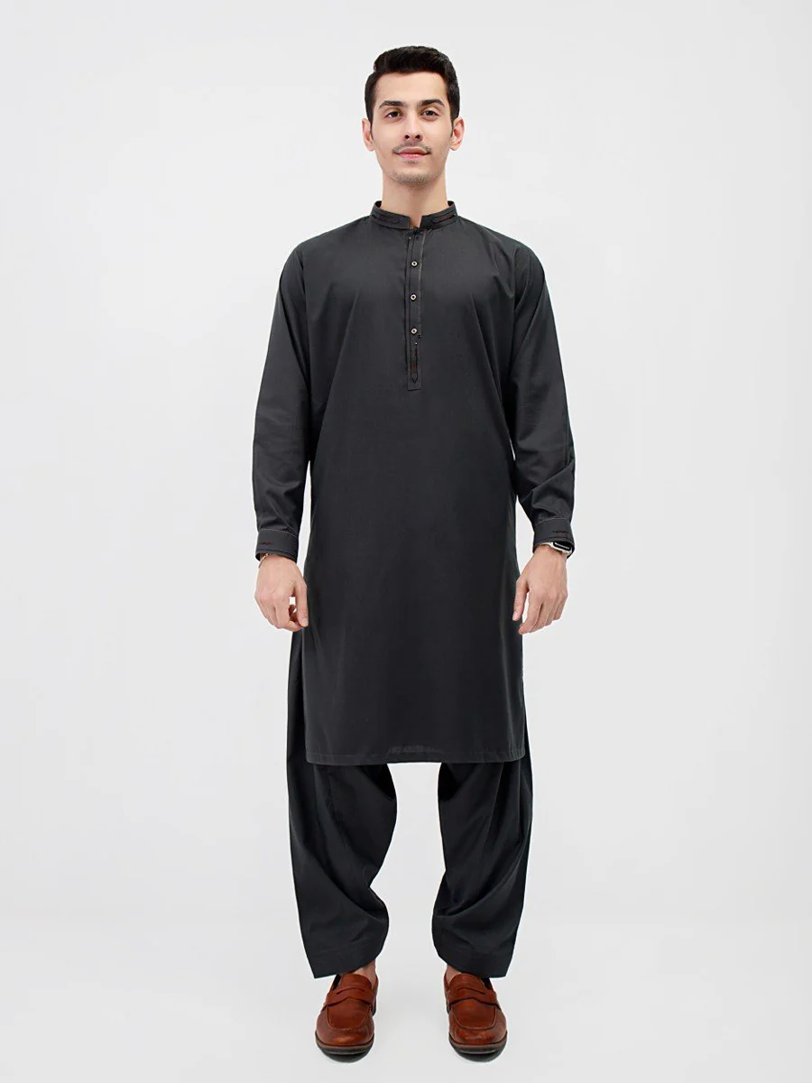 Embroidered Blended Shalwar Kameez - EMTSW22S-99172