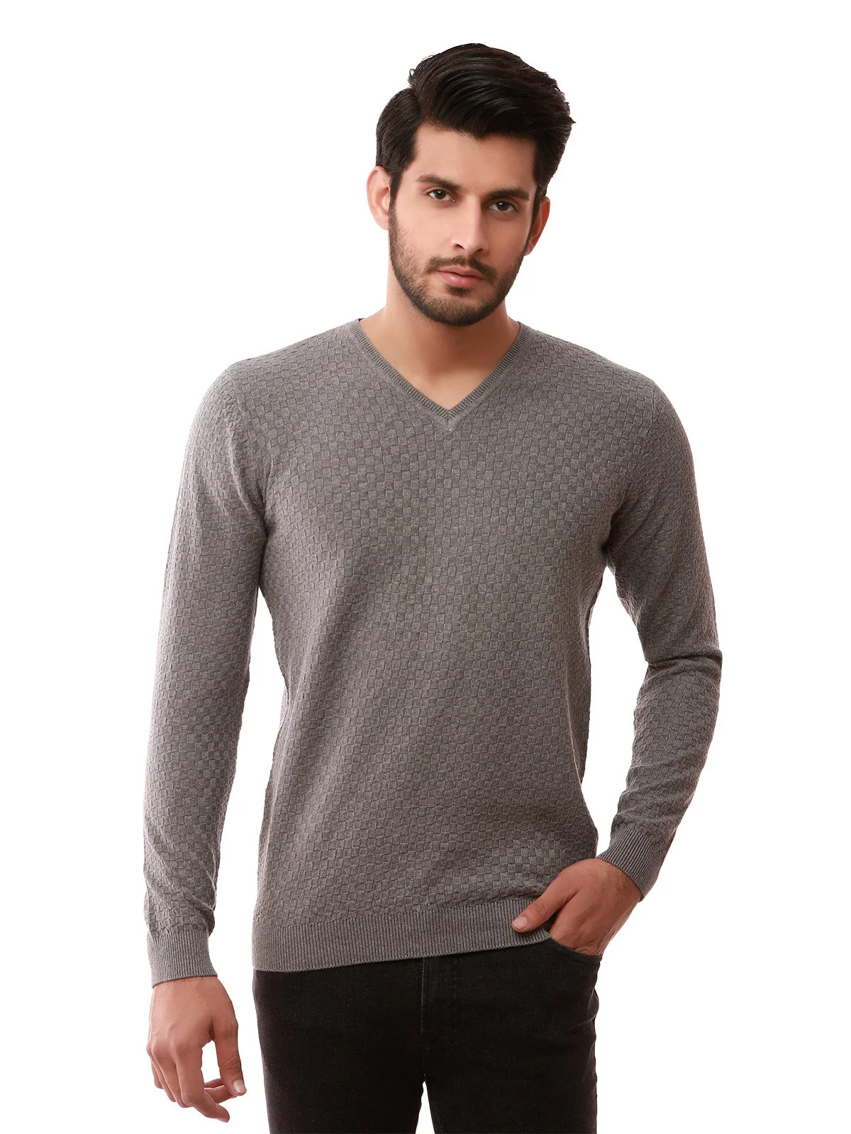 V-Neck Sweater - EMTSWT19-009