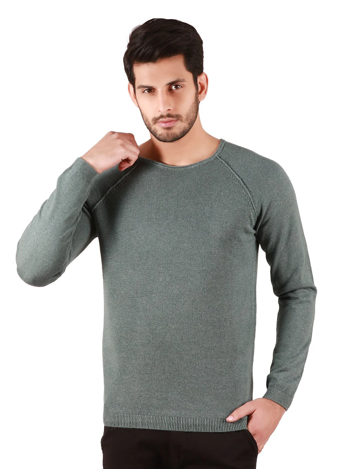 Crew Neck Sweater - EMTSWT19-013