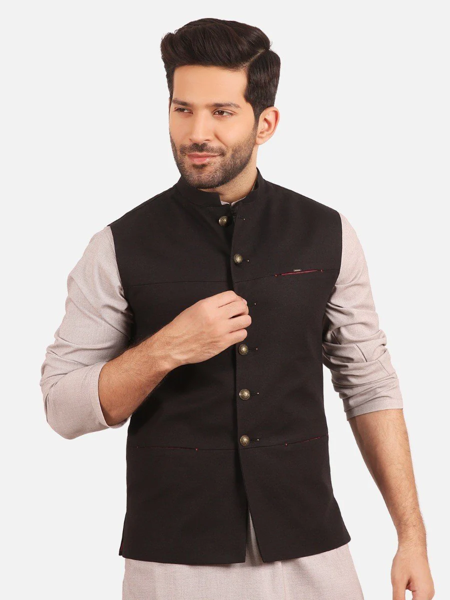 Cotton Waistcoat - EMTWC20-012 - Image 2