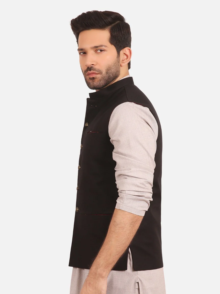 Cotton Waistcoat - EMTWC20-012 - Image 3