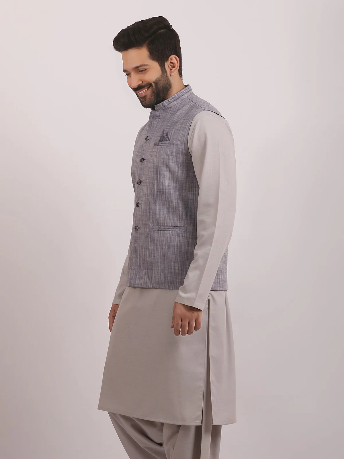 Cotton Waistcoat - EMTWC20-35714 - Image 3