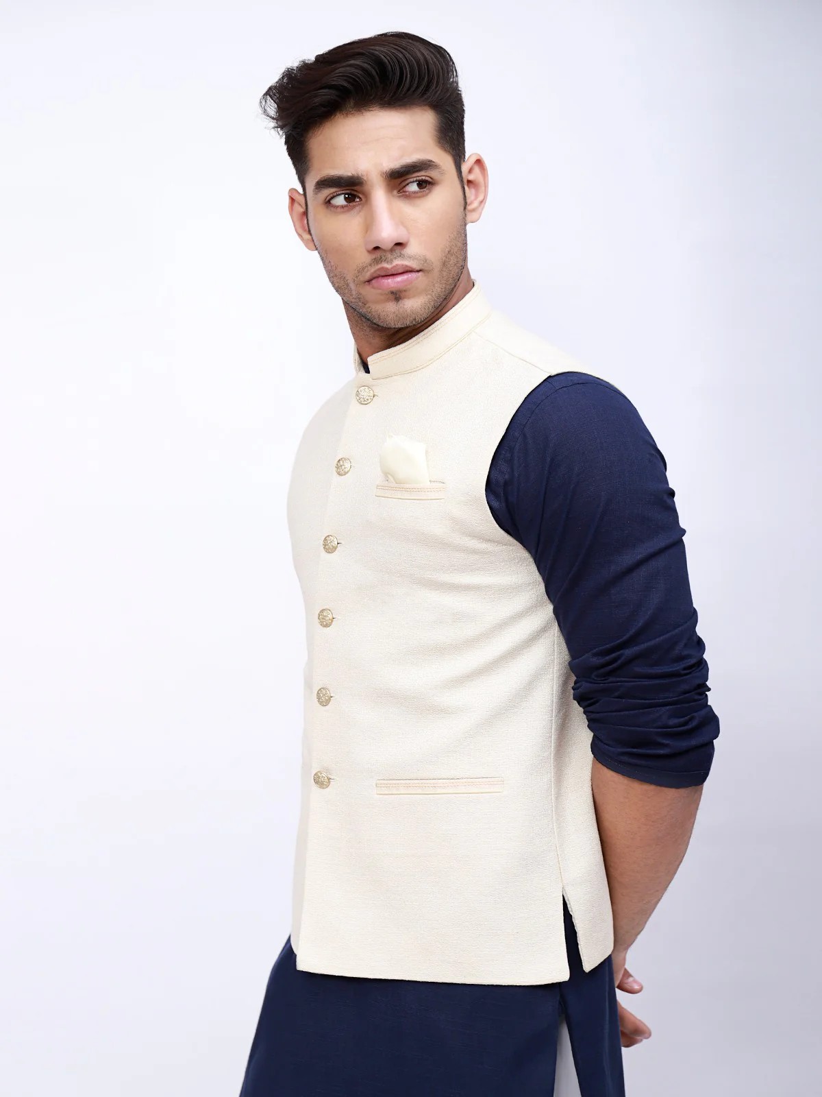 Cotton Waistcoat - EMTWC21-35726 - Image 2