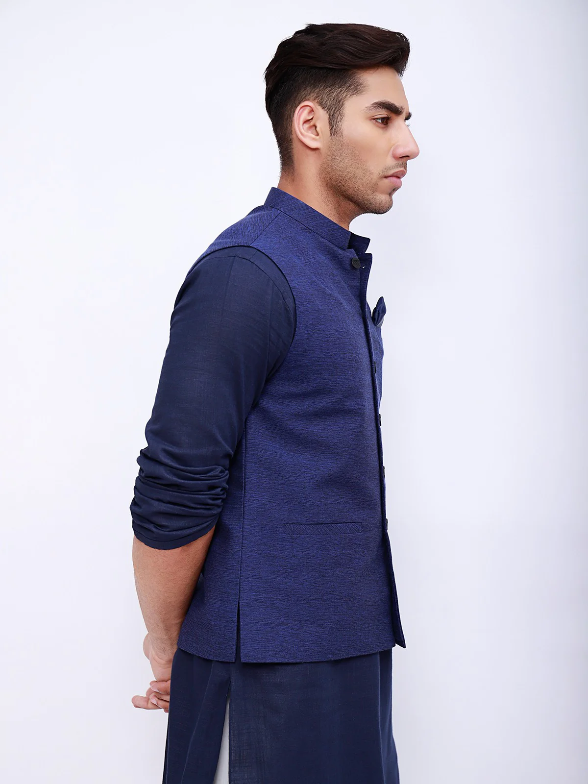 Khaddar Waistcoat - EMTWC21-35743 - Image 2