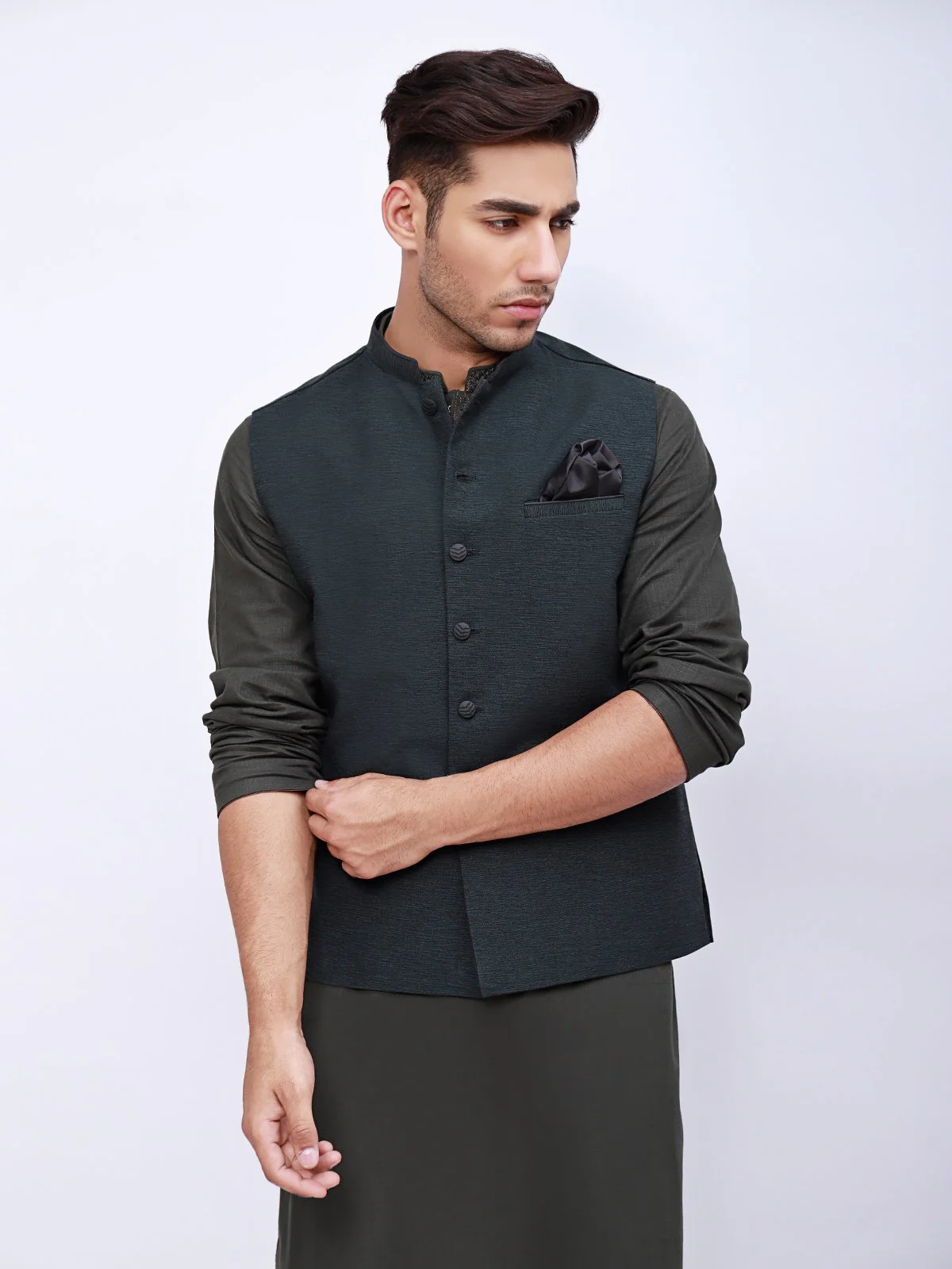 Khaddar Waistcoat - EMTWC21-35745