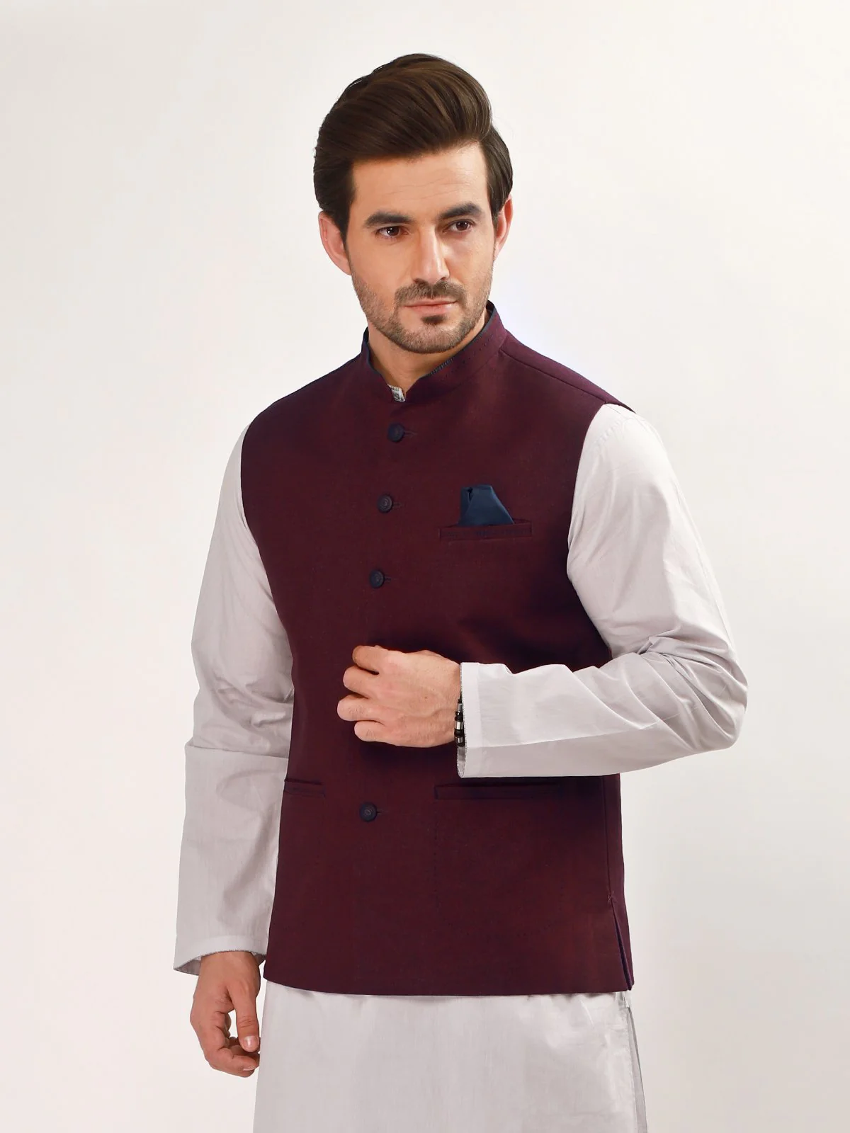 Linen Waistcoat - EMTWC21-35752