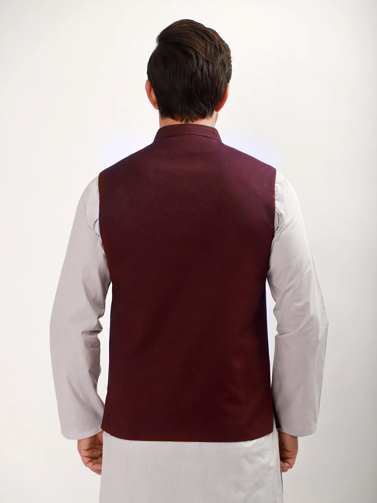 Linen Waistcoat - EMTWC21-35752 - Image 2