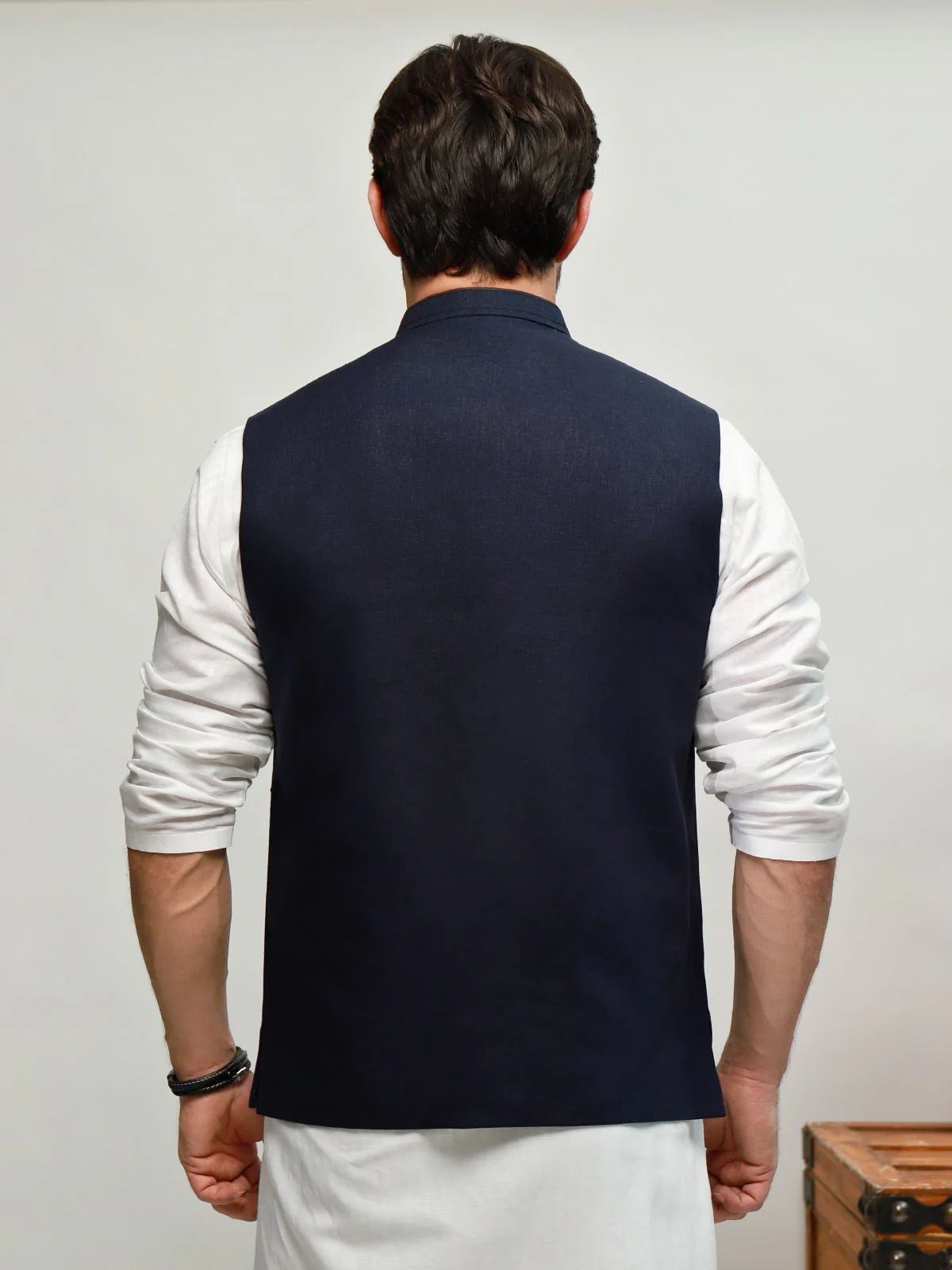 Linen Waistcoat - EMTWC21-35753 - Image 2