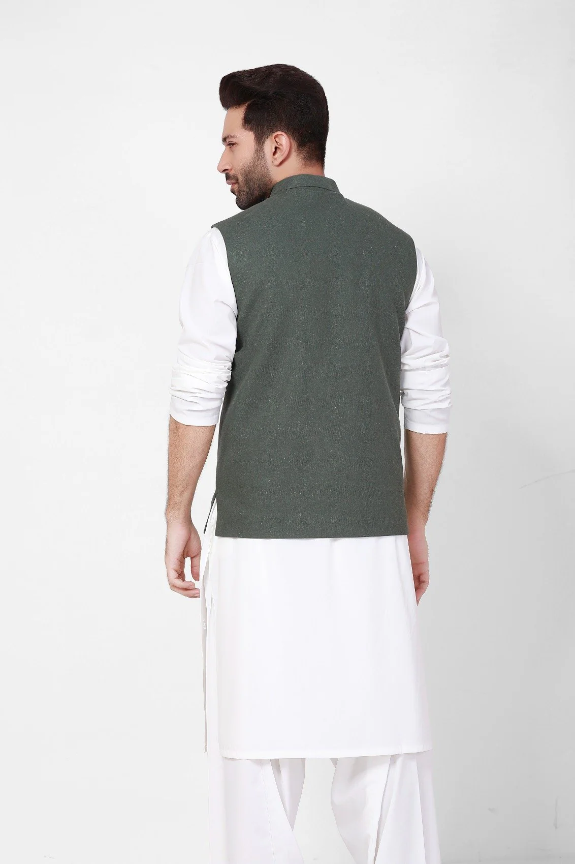Linen Waistcoat - EMTWC21-35768 - Image 2