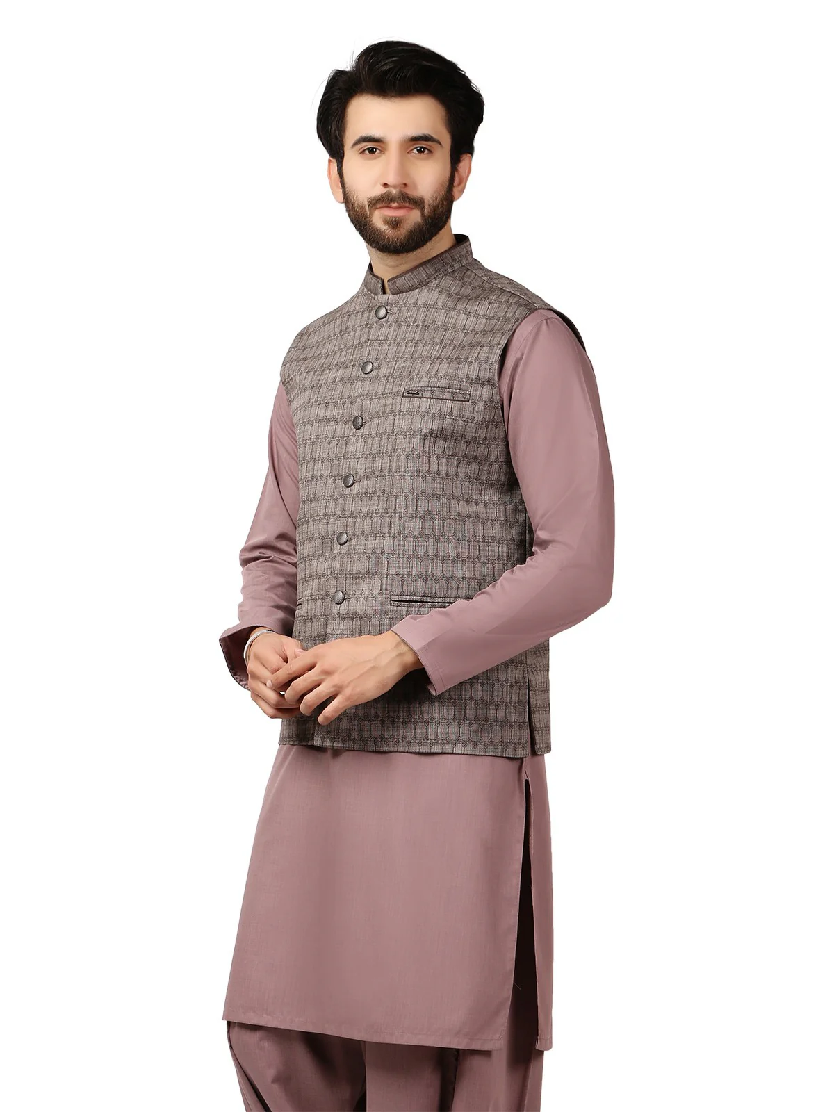 Blended Waistcoat Suit - EMTWCS19-9824 - Image 2