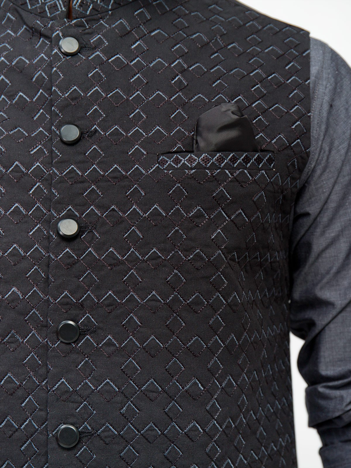Cotton Waistcoat Suit - EMTWCS21-009 - Image 3