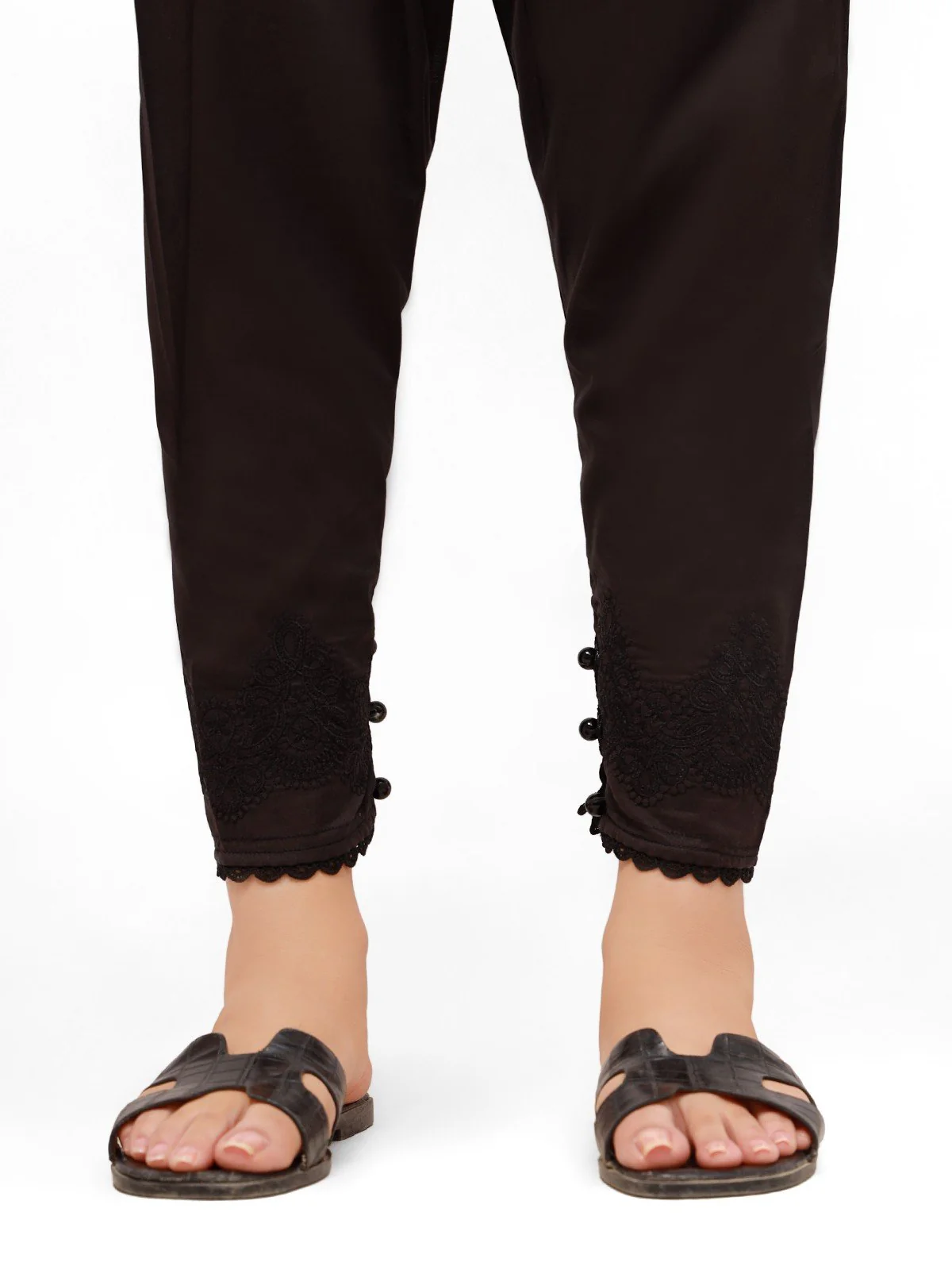 Embroidered Cambric Trouser - EWBE21-76305