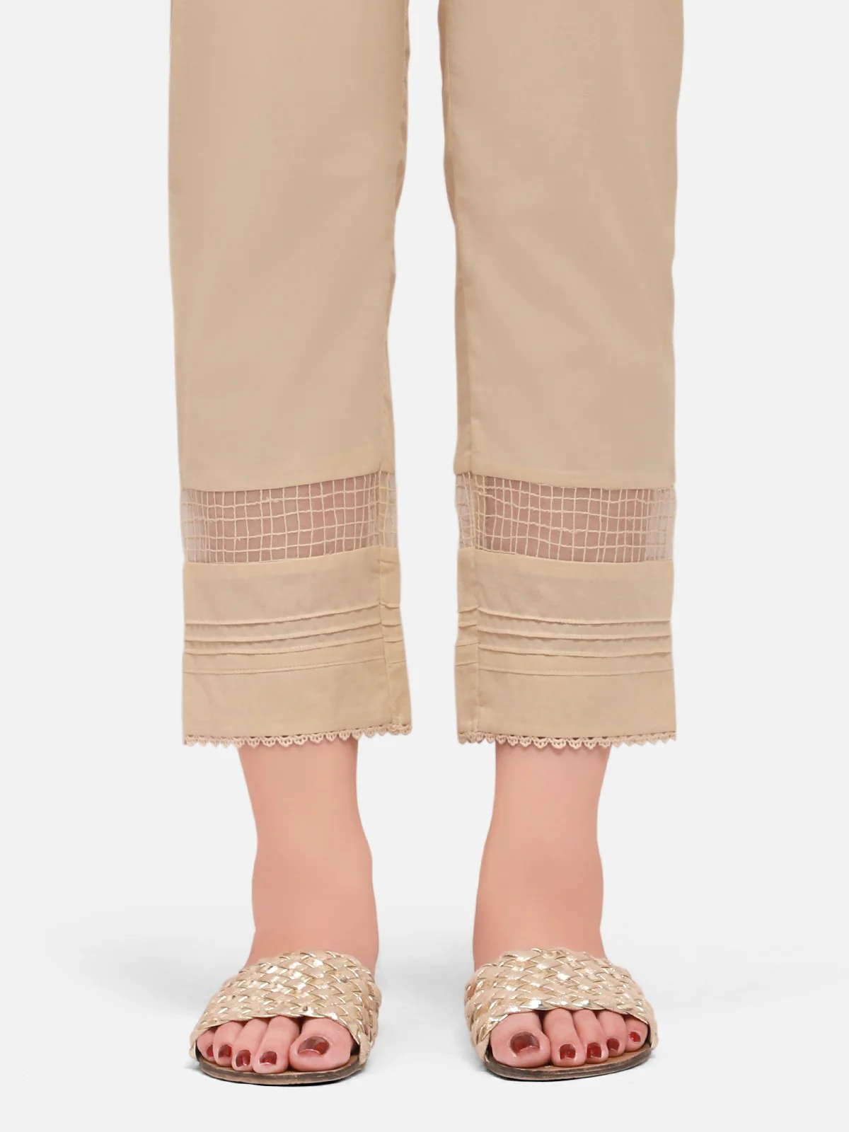 Embroidered Cambric Trouser - EWBE21-76309