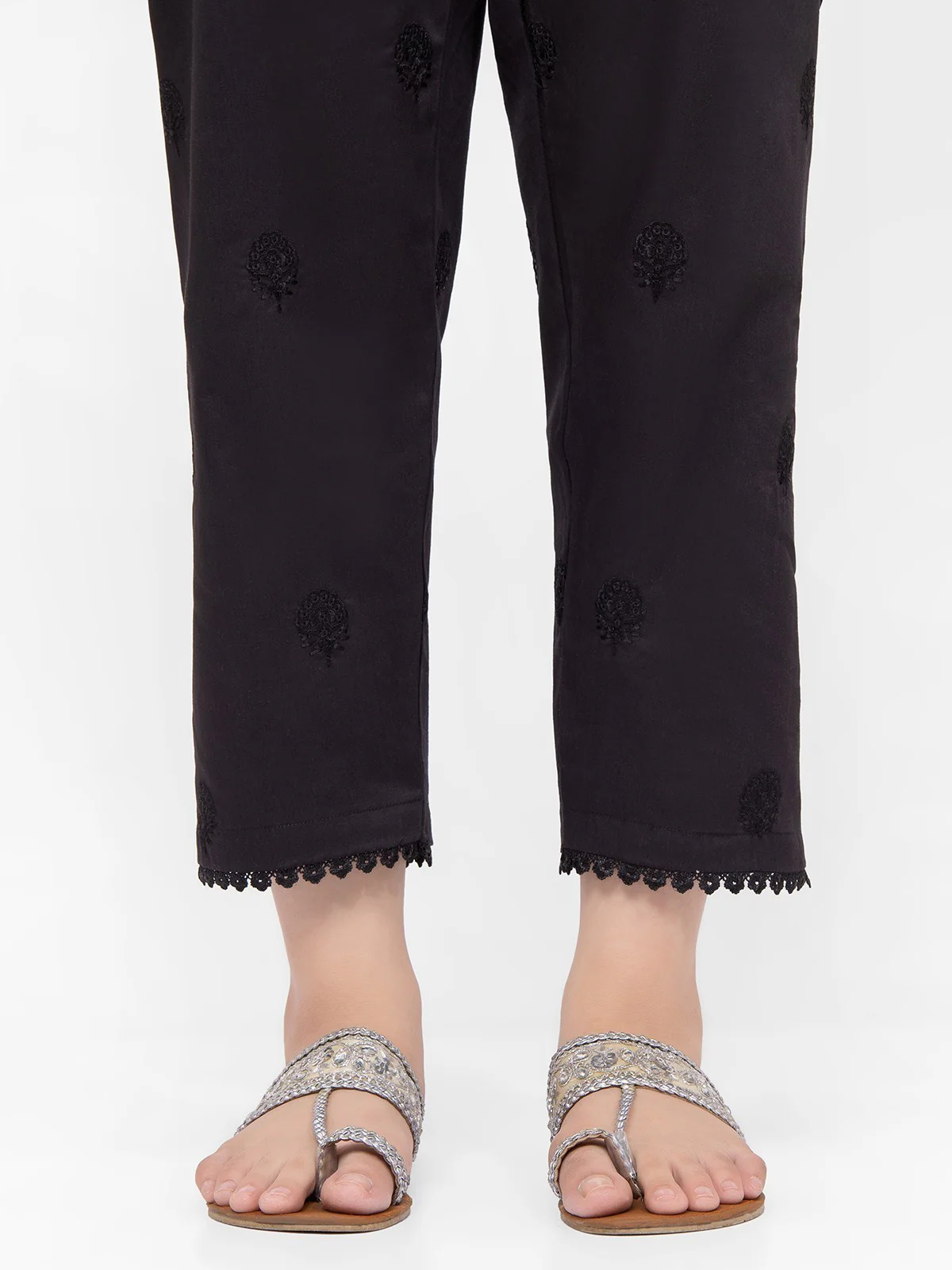 Embroidered Cambric Trouser - EWBE21-76328
