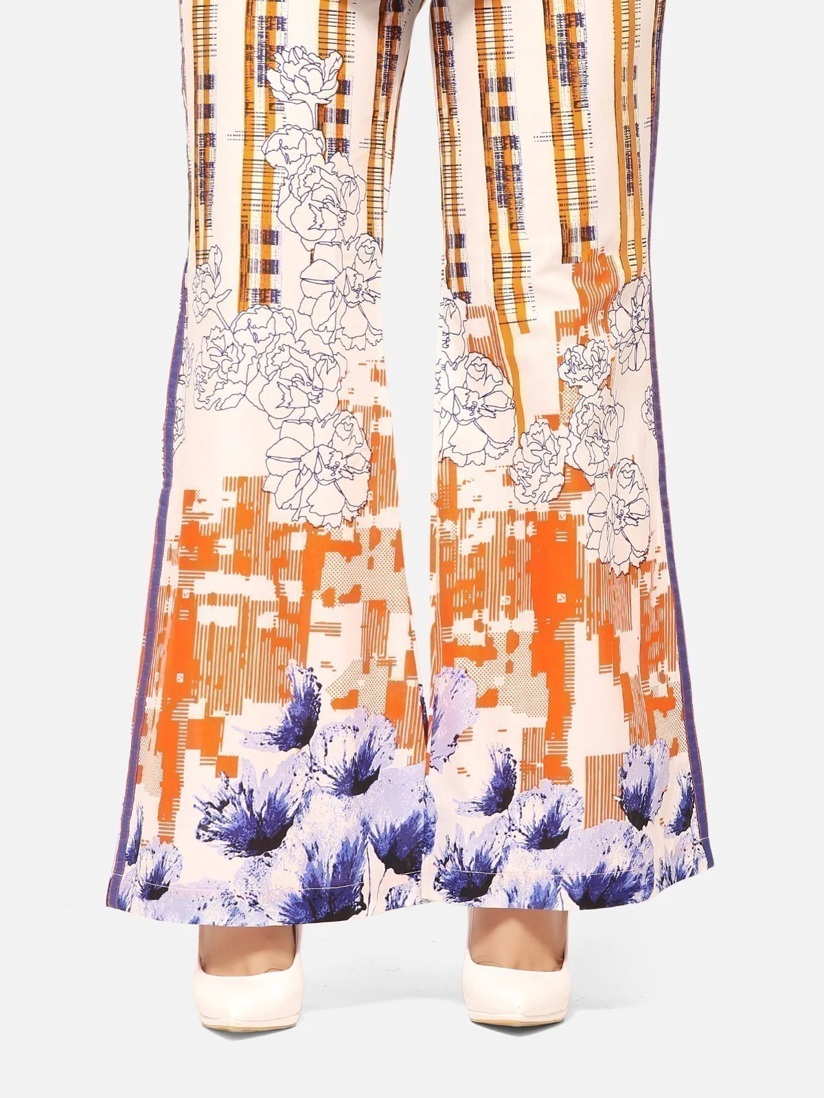 Printed Lawn Trouser - EWBP20-76226